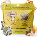 ODD BALLS Organic Energy Balls Sidrun - Superfood Seene Suupisted - Jooksmine, Jalgrattasõit, Matkamine - Gels, Bars Alternatiivne - Lõvi Mane Focus, Cordyceps Energy - Vegan, Gluteenivaba Snacks lastele ja täiskasvanutele