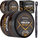 NutroTonic® Authentic Himalayan Shilajit vaik meestele ja naistele - Kullaaste 86% Fulvic Acid - Wild Crafted +17000 FT - 40x Nano Filtered & Sun Kuivatatud - 3. Party Lab Testitud - 15 g Jar (pakk 2)
