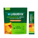 Vedel I.V.® Hüdratsioonikordaja® + Energia - Mango Tamarind - Hüdratsioonipulbri pakendid | Elektrolüütide pulbrijoogisegu | Mugavad ühekordselt teenindatavad pulgad | Mitte-GMO | 14 serveerimist (12. pakk)