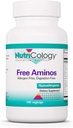 Nutrikoloogia Tasuta Aminos Supplement - Essential Amino Acids Complex, Lean lihasmassi toetus, Taimetoitlased kapslid - 100 Count