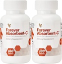 Forever Living - Absorbent-C - apelsin, mee maitse kaerahelbega - C-vitamiin immuunsuse toetamiseks ja naha terviseks - 100 närimistabletti (2. pakk)