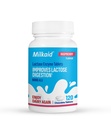 Milkaid Lactase Enzyme närimistabletid laktoositalumatuse leevendamiseks | ennetab gaasi, puhitust ja kõhulahtisust | Kiire toimega piimaseedetrakti täiendus (120 tabletti, vaarika)