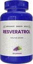 100% puhas orgaaniline kasulik resveratrool, 120 kapslit, antioksüdandid ja trans-resveratrool, soodustab vananemist, südame-veresoonkonna tuge, immuunsuse kasvu, vaimset selgust