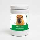 Tervislikud tõud Hiina Shar Pei Salmon Oil Pehme närimine 120 Count