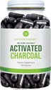 Antler Farms - 100% puhas kookospähkli aktiveeritud süsi, 180 kapslit 260mg - Wild Harvested, Virgin Coconut Shell, USP Food Grade, Aur aktiveeritud, Ultra Fine