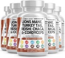 Puhas Nutraceuticals Lions Mane 20in1 Seenelisa Türgiga Saba Reishi Cordyceps Chaga Maitake Meshima Poria Cocos Shiitake Oyster Porcini Enoki (5)