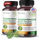 Wormwood Black Walnut Whole Cloves Ginger - Toetus Seedimise Tervis, Maksa Puhastamine, Liigesed Tervis - 120-päevane pakkumine - valmistatud USA-s