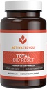 ACTIVATEDYOU Total Bio Reset- Detox Formula for Cleansing & Flushing Digestive System for Radiant Skin & Sustainable Energy w/Chlorella, Kiwi Fruit, and Dandelion Root (60 kapslit)