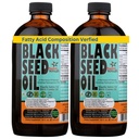 180 päeva Premium 2 Pack 16-Ounce Türgi musta seemne õli - 3X tümokinoon Optimal - Külmpressitud, looduslik antioksüdantide allikas - Sweet Sunnah