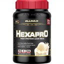 ALLMAX HEXAPRO, Prantsuse vanilje - 2 naela - 25 grammi valku ühe serveerimise kohta - 8-tunnine püsiv vabanemine - nullsuhkrut - 21 serveerimist