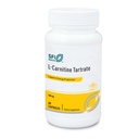 Klaire Labs SFI Health L-karnitiintartraat - 500 mg aminohape, stabiliseeritud L-karnitiin - sünteetiline D-karnitiin puudub (60 kapslit)