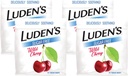 Ludens Sore Throat Drops, väikeste valulike kurgu leevendamiseks, Sugar Free Wild Cherry, 75 Count (4. pakk)
