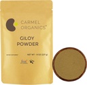 CARMEL ORGANICS Giloy Stem Powder (8 Ounce või 0,5 LBS (Pack of 1)) | Natural | No Lisatud säilitusaineid | Non-GMO | Tinospora Cordifolia | Taimne lisand teie immuunsusele
