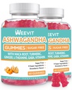 Ashwagandha kummikud D-vitamiiniga naistele ja meestele, Ashwagandha Gummy Maca juure pulbriga | Orgaaniline Ashwa Gummies energia suurendamiseks