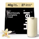 Huel Black Edition | Vanilje 40g Veganvalgupulber | Toitumisalane täielik toit | 27 vitamiini ja mineraali, Gluteenivaba | 17 serveerimist | Scoop ei sisalda plastiku vähendamiseks