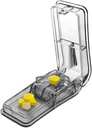 Pillide lõikamine väikestele või suurtele tablettidele. Parim mitme pilli hajutaja! disain USA-s Kahekordne nagu pillikarp. Ei sobi väikestele pillidele. Keychain Pill Holder As a Bonus (Gray)
