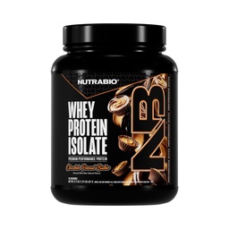NutraBio 100% vadakuvalk isolaatvalgu pulber, 25 g valku koos täieliku aminohappeprofiiliga, GMO-vaba, soja- ja gluteenivaba, madala kalorsusega vadakuvalgu pulber, šokolaadimaapähklivõi, 2 naela