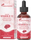 Toitained Vitamiin B12 5000 mcg Orgaaniline vedelik tilgad: energia ja närvide toetus - Vegan Alkoholivaba, mitte-GMO, suhkruvaba 2 Fl Oz