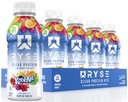 RYSE selge valgujook - Kool-Aid Tropical Punch - 100 kalorit, 22 g vadaku isolaatvalgu raputamine, suhkruvaba, 0 g rasva ja laktoosivaba - värskendav valmisjook - 16,9 fl oz pudelid (12-Pack)