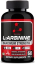 Sport Toitumine L-arginiin 1000mg lihaste kasvu, vastupidavuse, immuunsuse suurendamise ja energia, 60 tabletti