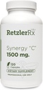 RetzlerRx® Synergy C 1500 mg Dr. RetzlerRxTM - Advanced High-Potency C-vitamiini valem - immuunsuse tugi, antioksüdantide kaitse ja naha tervis *