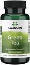 Swanson Green Tea Extract Supplement - Antioksüdant Rich - 500 MG Green Tee Leaf Pulber - 100 kapslit