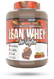 Musclesport Lean Whey RevolutionTM valgupulber - vadakuvalgu isolaat - madala kalorsusega, madala kalorsusega, madala rasvasisaldusega, uskumatud maitsed - 25 g valku Scoopi kohta - 5 lb šokolaadi maapähklivõi