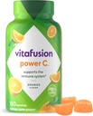 Vitafusion Power C Gummy Immune Support * koos C-vitamiiniga, maitsev oranž maitse, 63ct (21 päeva pakkumine)