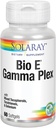SOLARAY Bio E Gamma Plex | E-vitamiin koos loodusliku tokoferooli seguga tervisliku antioksüdandi toetamiseks | 60 softgels, 30 Serv