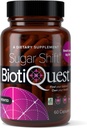 BiotiQuest Sugar Shift probiootikumid, et toetada patogeenide vastu ja kaitsta oma immuunsüsteemi, 22 miljardit CFU, mitte-GMO ja Gluteenivaba, 60 kapslit