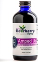 Amped Up Elderberry Syrup, Black Sambucus, Taimepõhine toidulisand, 7 orgaanilist maitsetaime: Echinacea, Rosehips, Honey, Immune Wellness Booster Support, USA Made, Gluteenivaba