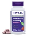 Natrol Vitamiin B12 5000 mcg, kiiresti lahustuv vitamiin B12 täiendus toetab tervislikku närvisüsteemi ja energia ainevahetust, 200 tabletti, kuni 200 päeva pakkumine