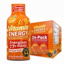 Vitamiin Energia Immuunsus + ekstra tugevus Energia Shot Orange Burst 24 Pack, 260mg looduslik kofeiin, B-vitamiinid, tsitikoliin, roheline tee, immuunsuse ja fookuse toetus, null suhkur, gluteenivaba 1,93 fl oz