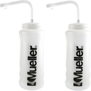 Mueller Quart Pudel w/Straw, Natural Color w/ Black Letters (2- Pack)