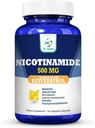 Nikotiinamiid 500mg Suurendatud w. Resveratrool 100mg 120 Veggie kapslid kuni 4 kuud Pakkuda vitamiini B3 w. Antioksüdandid Kõik looduslikud toidulisandid toetavad rakulist tervist energia ja vananemine armuliselt