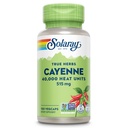 SOLARAY Cayenne piparkapslid kapsaitsiiniga - kapsaitsiini lisandid võimsaks heaoluks - 40 000 soojusühikut VegCapi kohta - vegan, mitte-GMO, gluteenivaba, 60-päevane garantii, 100 serveerimist