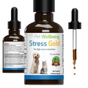 Lemmikloomade heaolu Stress Gold kassidele - Vet-Formulated Situational Feline Stress Support - Kiire tegutsemine Vet külastused, reisimine, hooldus - Kassi ohutu holistiline taimse segu - Vedelik Toetus 2 oz (59 ml)