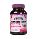 Bluebonnet Nutrition EarthSweet metüülkobalamiin 5000 mcg Aktiivne koensüümi vorm vitamiin B12 toetab energia suurendamist ja ainevahetust - Vegan, Gluteenivaba - Vaarikamaitse - 60 närimistabletti