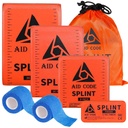 Esmaabi Splint 36" X 4.3 "Emergency Splint Kit for Arm Leg Broken Bones Fracture,Ideaalne Sport, Kodu, Esmaabi Täitmine ja lemmikloomad (4 pakk combo)