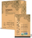 Truvani Vegan Hernevalgupulber | Maapähklivõi | 20g Orgaaniline Taimne Valk | Ühe serveeritavad reisipaketid | 10 Servingut | Keto | Gluteen & Piimavaba | Madala süsivesikusisaldusega | Suhkrulisandita