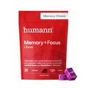 HumanN SuperBeets Brain Supplements mälu ja fookus närid, vaimne häire, kliiniliselt uuritud nootroopika, Resveratrol Supplement Plus Beet Root Powder, mustikas Granaatõunamaitse, 30 Count