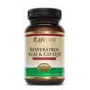 LIFETIME Resveratrool, Acai & CoQ10, Veg Cap (Btl-Glass) | 60ct