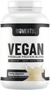 Biomental Vegan Valgu Pulber - Vanilje - Gluteenivaba - Mitte-GMO - Taimne-põhine valk - toetab kaalulangus ja lihaste kasvu - täiustatud imendumine - ideaalne meestele ja naistele - 2 naela