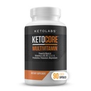 Ketocore Keto vitamiinid | Keto multivitamiinid meestele ja naistele | Keto Toidulisandid ja lihasööjad Toidulisandid, Keto Sõbralik Multivitamiin | Keto Gripp puudub | Magneesiumi ja kaaliumi rikas | 90 kapslit