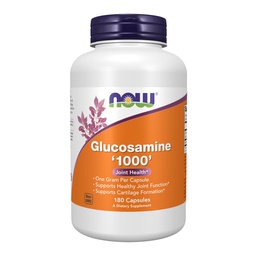 NOW Foods Supplements, Glükoosamiin "1000", koos UL toidulisandi sertifitseerimisega, 1 g kapsli kohta, 180 Veg kapslit