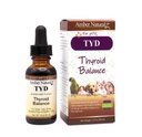 Amber NaturalZ TYD Kilpnäärme tasakaal Taimne lisand koertele, kassidele, lindudele, merisigadele ja küülikutele | Taimne lemmikloomalisa kilpnäärme tervise jaoks | 1 vedel klaaspudel | Valmistatud USA-s