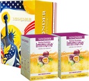Immune Booster Fizzy Drink Mix Taimne täiendus valmistatud Astragalus, Ingver, Jujube, Atractylodes, Passion Fruit, No Artificial, 10 pakendit (2 kasti)