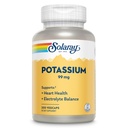 Solaray kaalium 99 mg - elektrolüütide tasakaalu valem - kaaliumilisa elektrolüütide, veresoonte ja südame tervise toetamiseks - 60-päevane raha tagasi garantii, Lab Verified, 200 Servings, 200 VegCaps