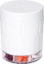 Betife Extra Large Supplement Korraldaja, Nädal pillide Korraldaja Pudel, Igapäevane pillide Dispenser 7 Suurt Kompartmenti, Korraldaja hoida 7 Päeva Vitamiini Ravimid, 21 Sildid ja Puhastuspintslid (valge)