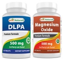 Parimad looduslikud DLPA 500 mg ja magneesiumoksiid 500 mg